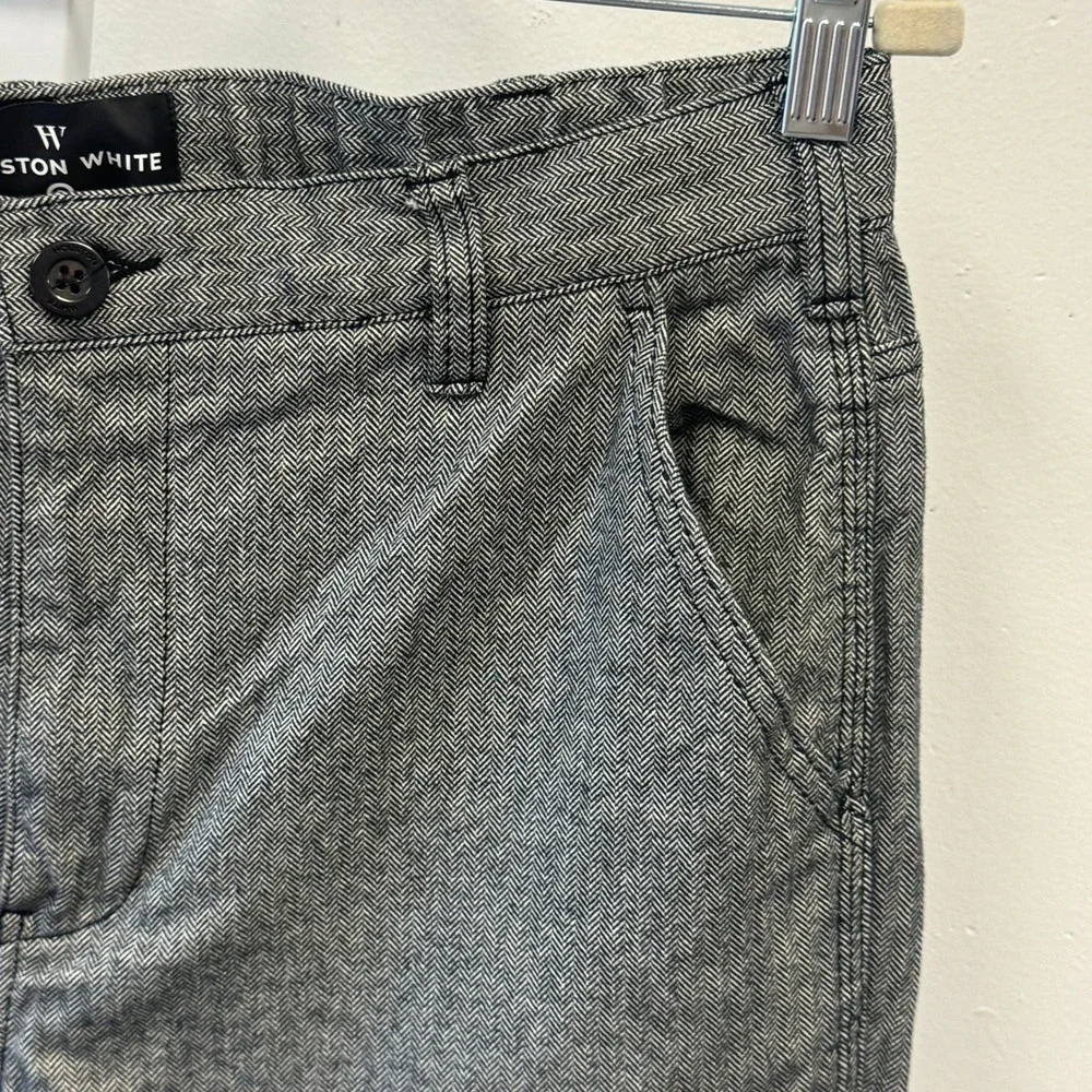 Houston White Adult Relaxed Chino Pants Midweight Cotton Herringbone Pattern Med